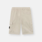 Stone Island Grey Compass Shorts | Casa Childrenswear