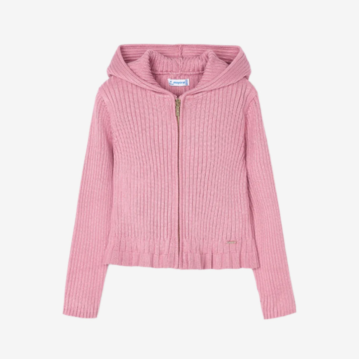 Mayoral Rose Zip-Up Hoodie | Casa Childrenswear