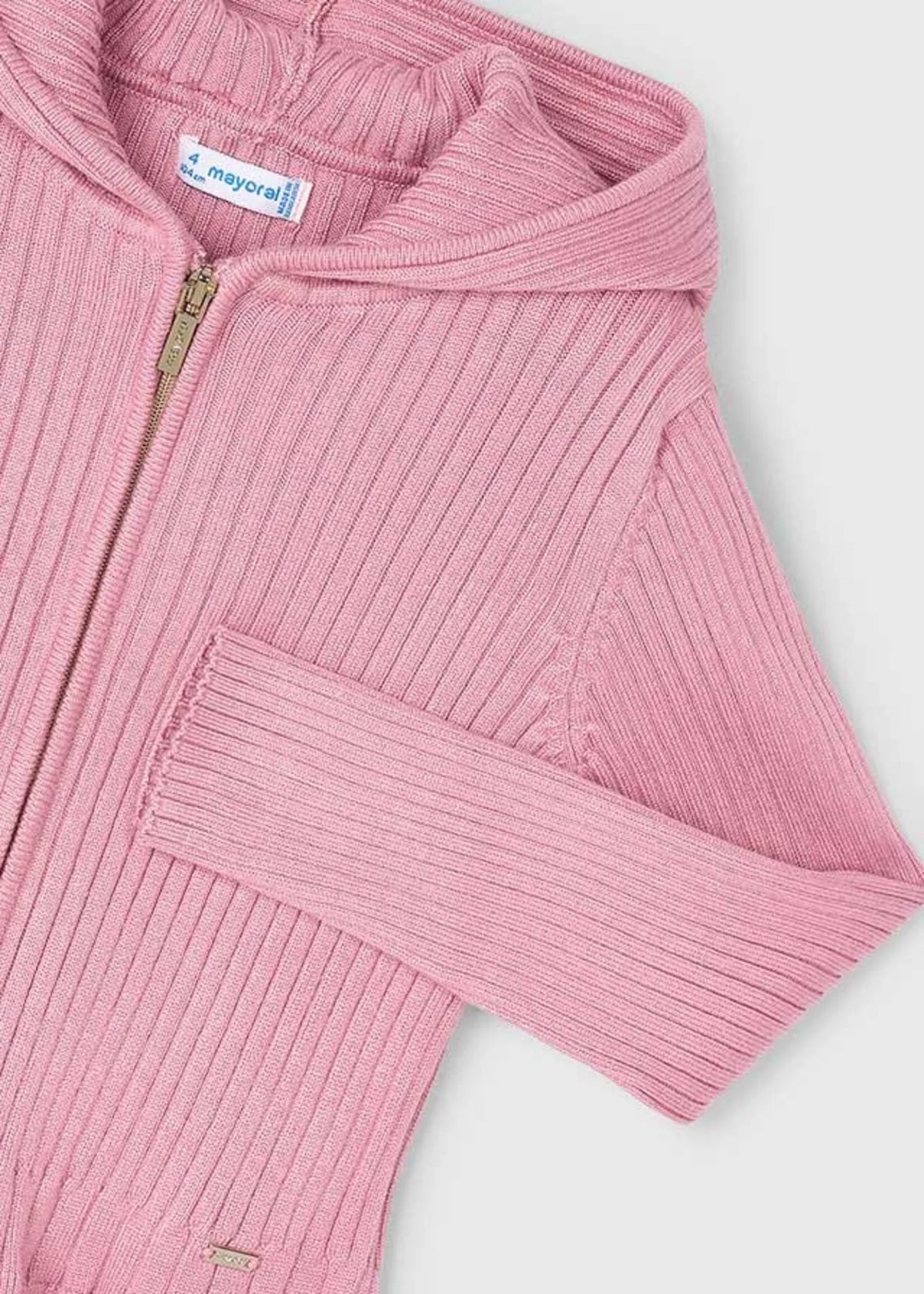 Mayoral Rose Zip-Up Hoodie | Casa Childrenswear
