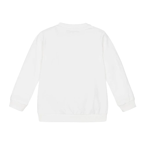 Moschino Baby White Teddy Sweatshirt | Casa Childrenswear