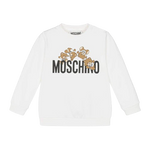 Moschino Baby White Teddy Sweatshirt | Casa Childrenswear