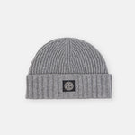 Stone Island Boys Dark Grey Compass Beanie | Casa Childrenswear