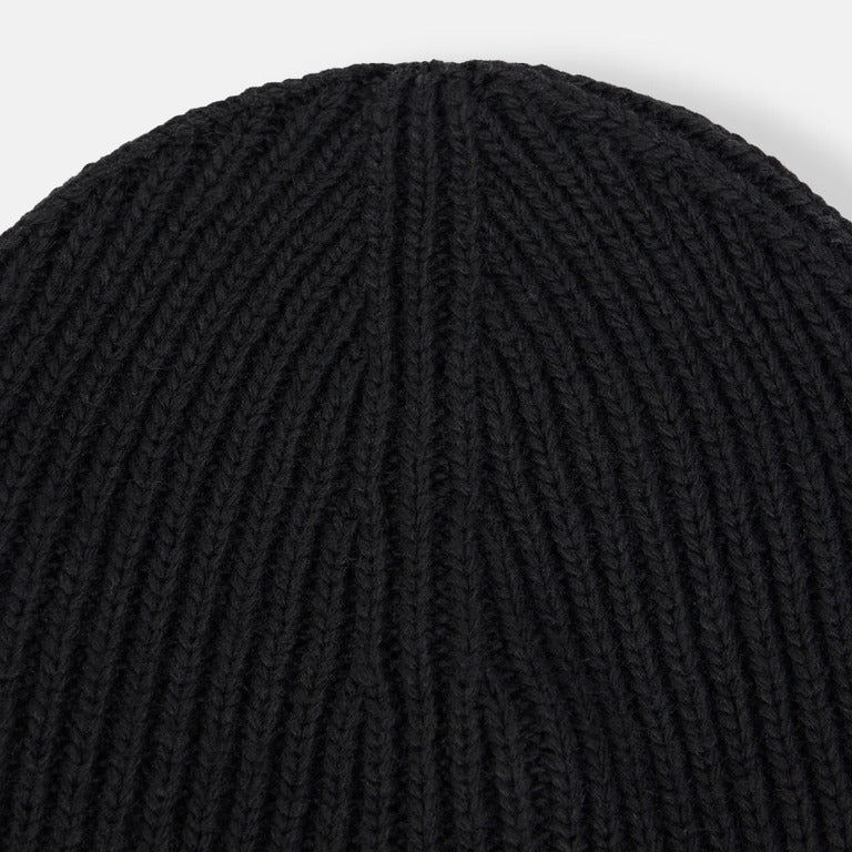 Stone Island Boys Black Compass Beanie | Casa Childrenswear