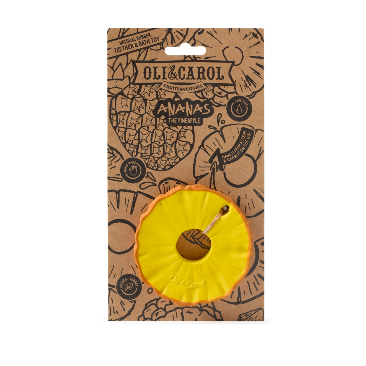 Oli & Carol Ananas the Pineapple Teether | Casa Childrenswear
