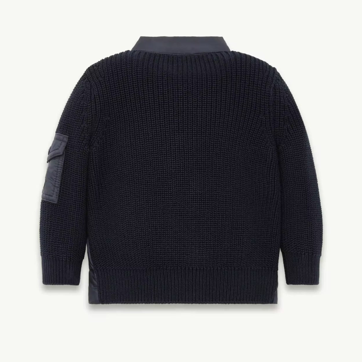 Moncler Enfant Baby Boys Navy Padded Cardigan | Casa Childrenswear