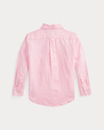 Ralph Lauren Linen Pink Shirt | Casa Childrenswear