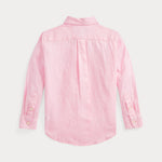 Ralph Lauren Linen Pink Shirt - back view