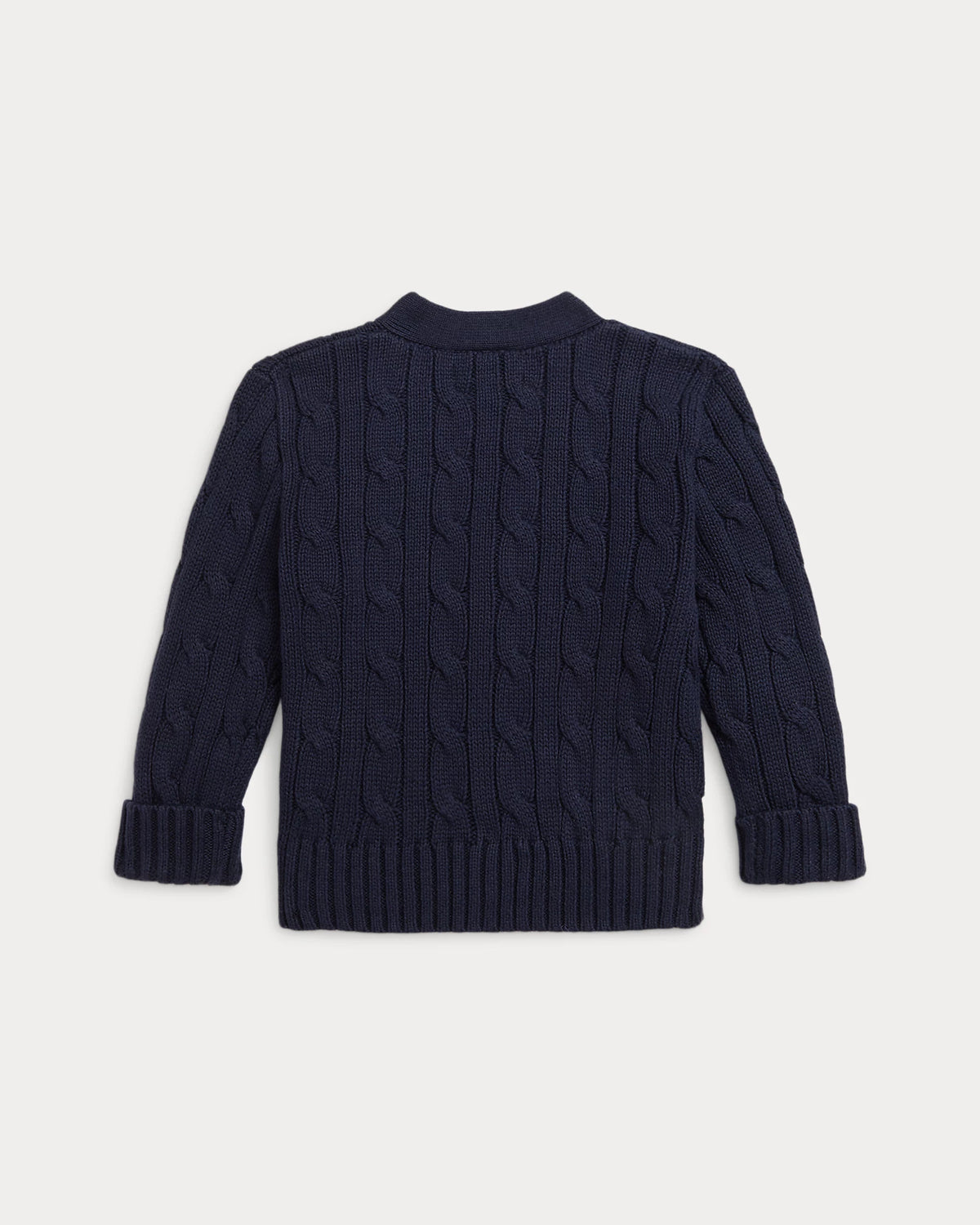 Ralph Lauren Boys Navy Cable Cardigan | Casa Childrenswear