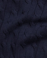 Ralph Lauren Boys Navy Cable Cardigan | Casa Childrenswear