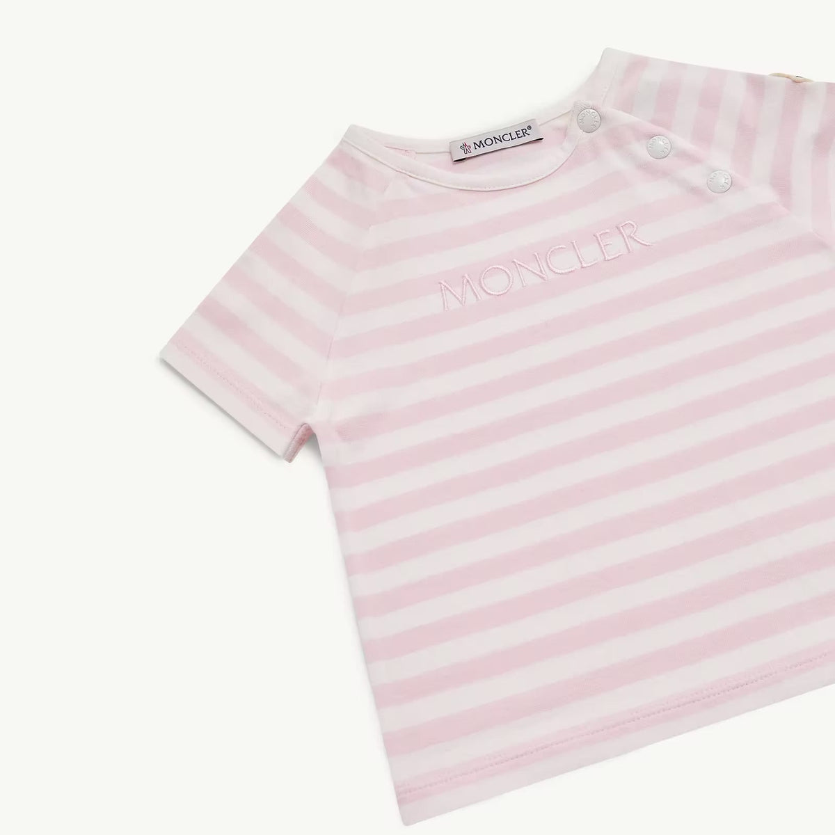 Moncler Enfant Baby Girls Striped T-Shirt | Casa Childrenswear
