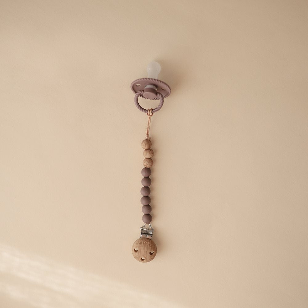 Mushie Pacifier Clips - Eva Ash | Casa Childrenswear