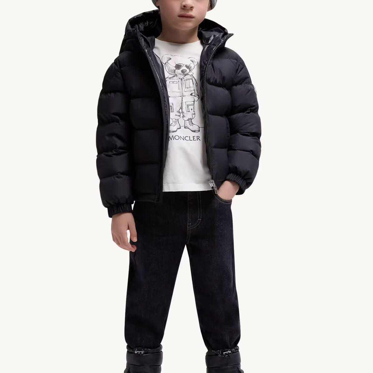 Moncler Enfant Boys Navy Taidu Jacket | Casa Childrenswear