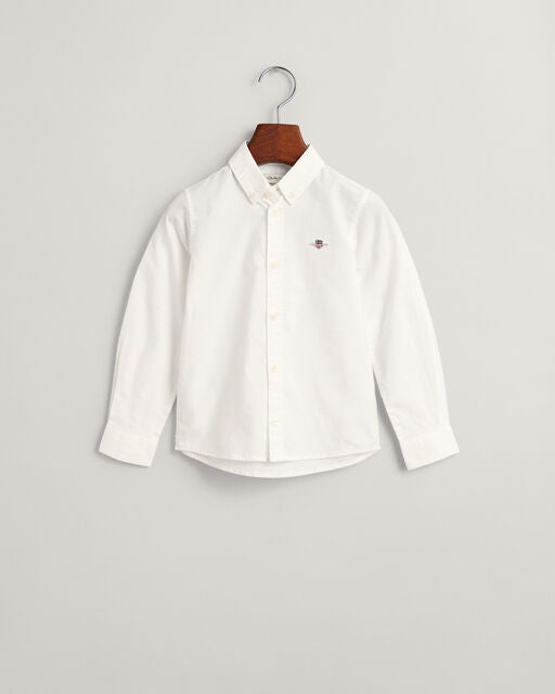 Gant Boys White Oxford Shirt | Casa Childrenswear