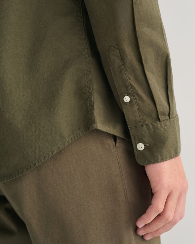 Shield Oxford BD Shirt- Juniper Green