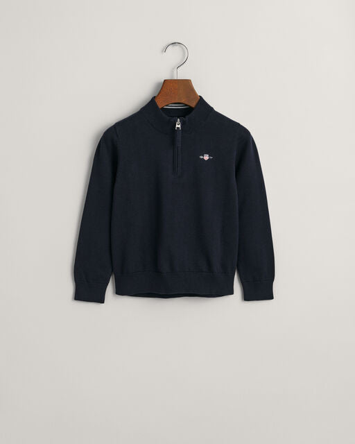 Boys Blue Shield Half-Zip