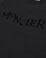Moncler Enfant Girls Black T-Shirt | Casa Childrenswear