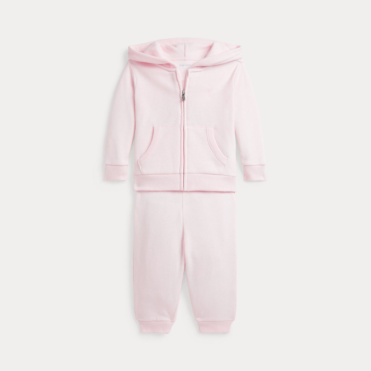 Baby Girls Pink Hoodie & Jogger Set