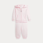 Baby Girls Pink Hoodie & Jogger Set