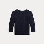 Ralph Lauren Baby Boys Cotton Cable Sweater | Casa Childrenswear