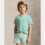Ralph Lauren Boys Green T-Shirt with Pony Logo | Casa Childrenswear