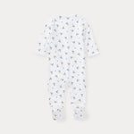 Ralph Lauren Baby Boys All Over Bear Babygrow | Casa Childrenswear