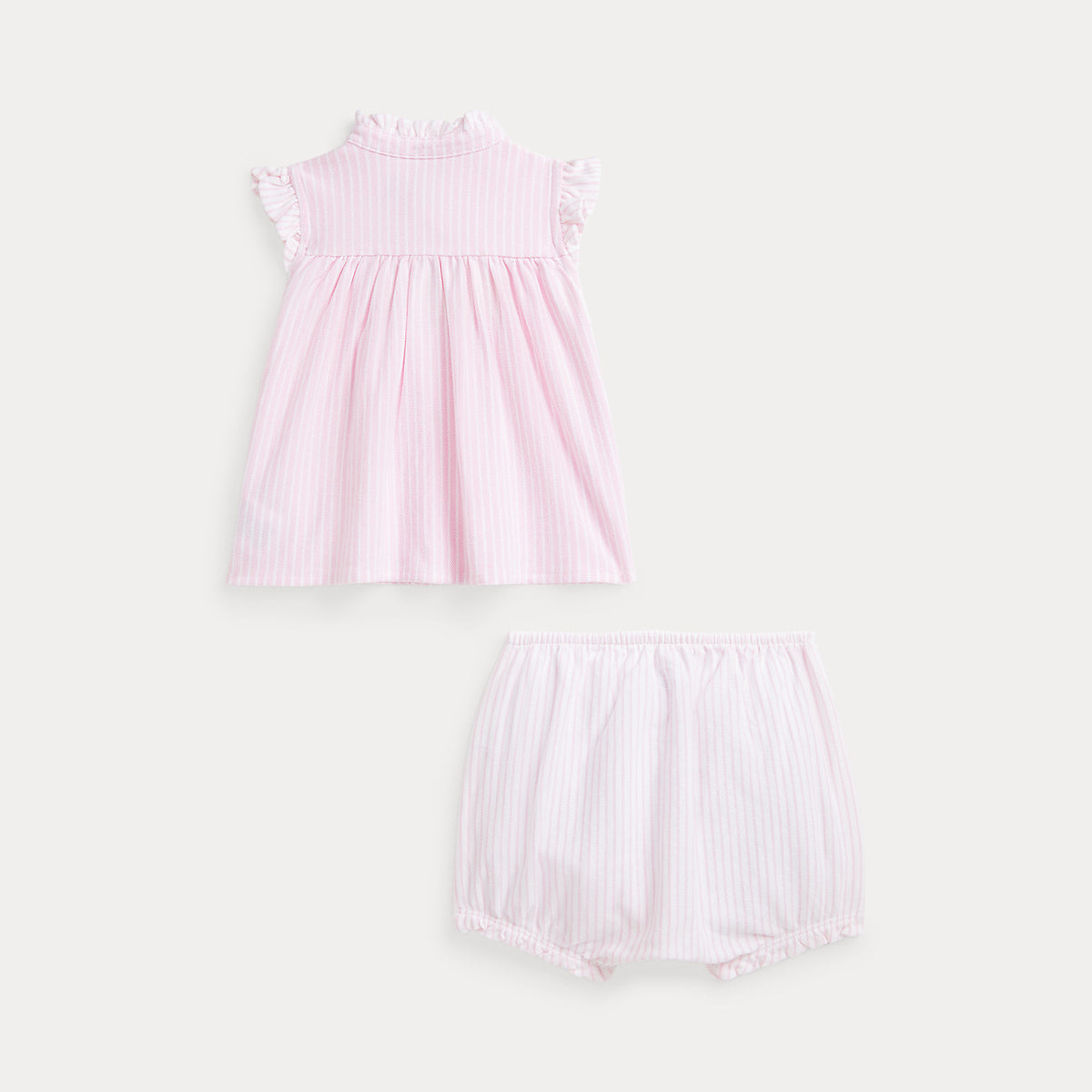 Ralph Lauren Baby Girls Pink Dress and Short Set | Casa Childrenswear