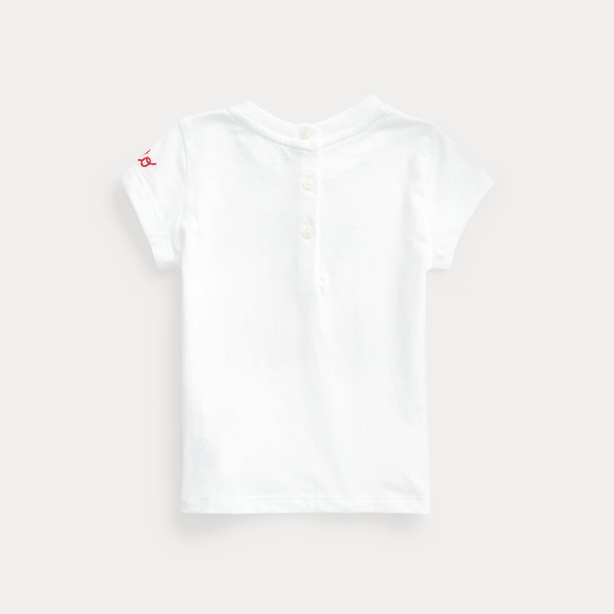 Ralph Lauren Baby Girls Pink Bear T-Shirt | Casa Childrenswear