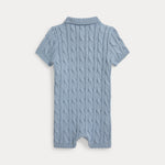 Ralph Lauren Baby Boys Cable Knit Shortall | Casa Childrenswear