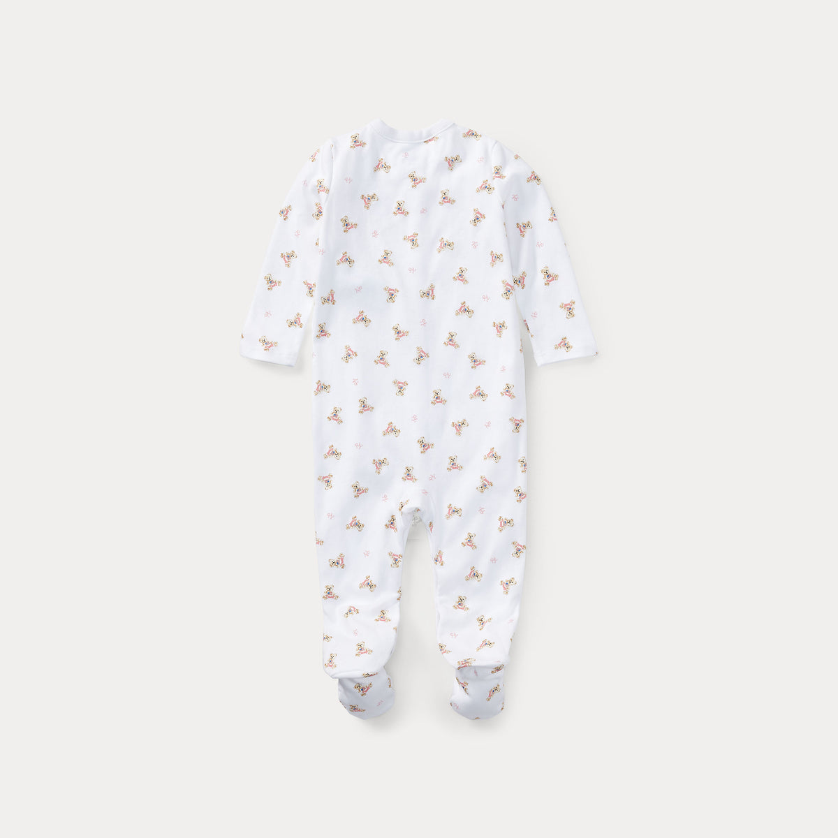 Ralph Lauren Baby Girls All Over Bear Babygrow | Casa Childrenswear