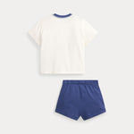Ralph Lauren Baby Boys Teddy T-Shirt and Short Set | Casa Childrenswear