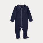 Ralph Lauren Baby Boys Navy Babygrow | Casa Childrenswear