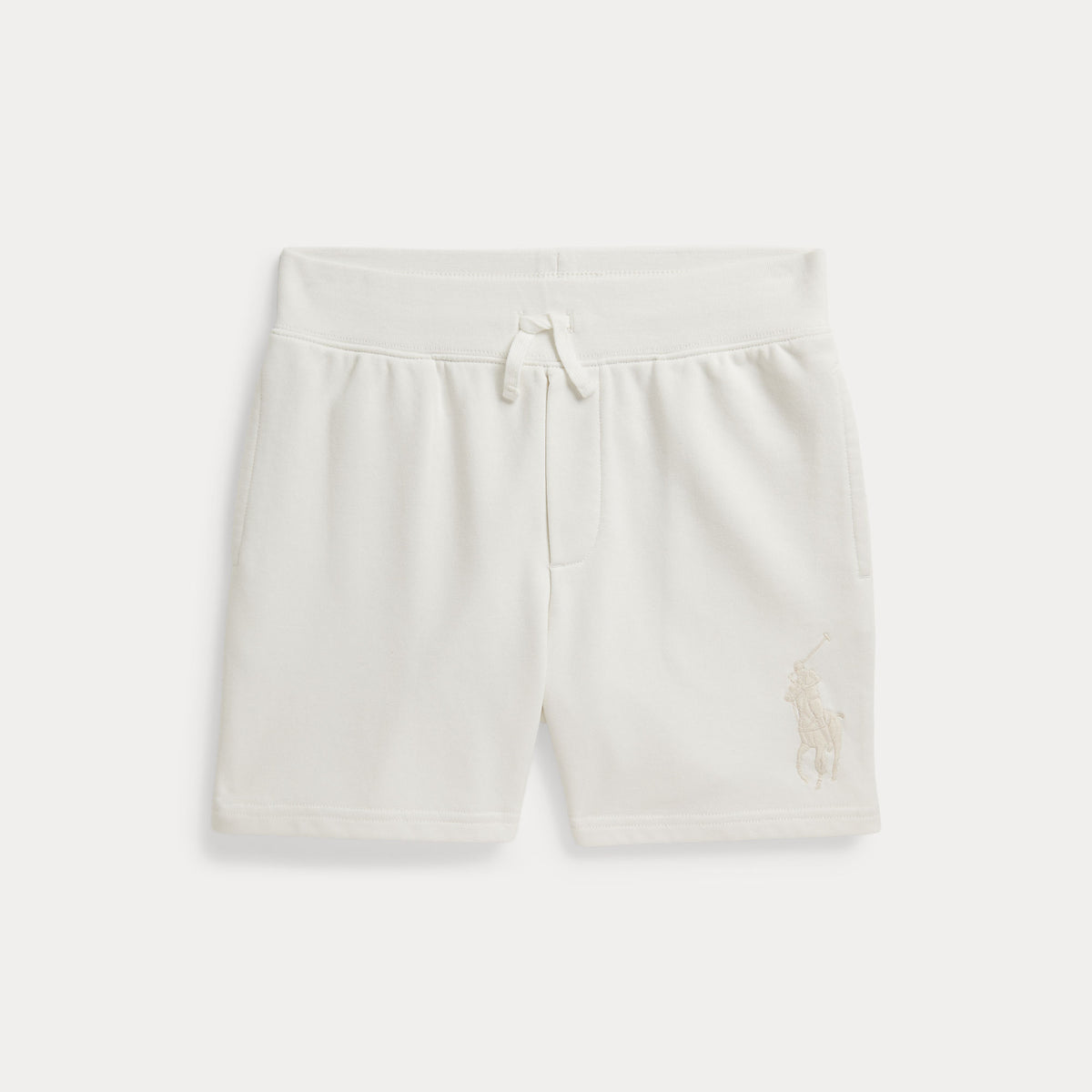 Ralph Lauren Boys Ivory Big Pony Short | Casa Childrenswear