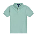Ralph Lauren Boys Pale Green Mesh Polo Shirt | Casa Childrenswear