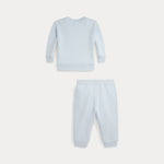 Ralph Lauren Baby Boys Blue Bear Print Tracksuit Set | Casa Childrenswear