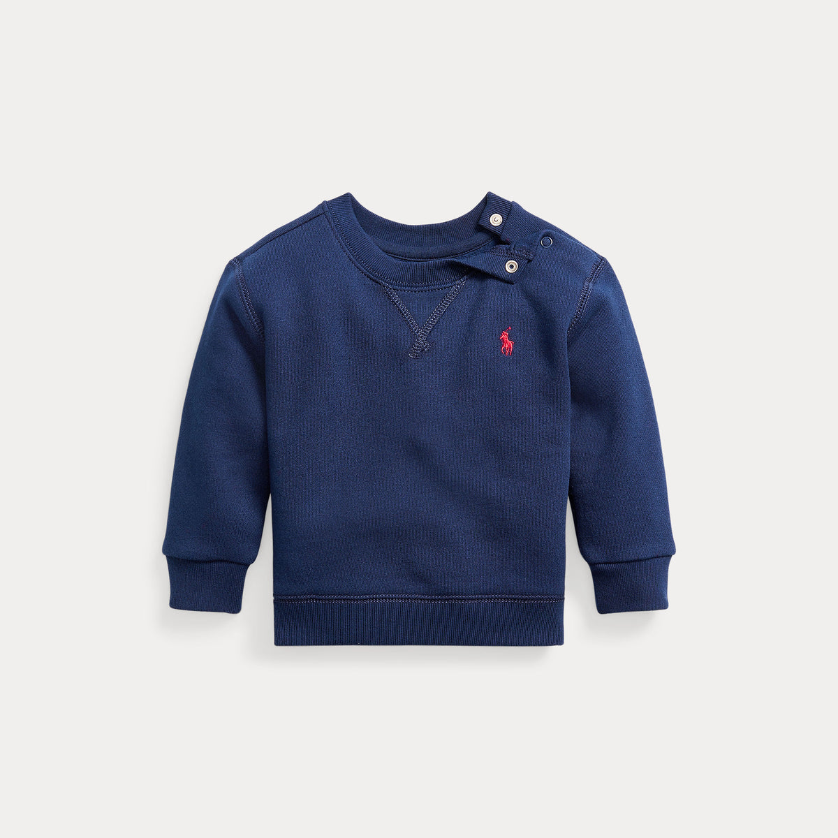 Ralph Lauren Baby Boys Navy Sweatshirt | Casa Childrenswear