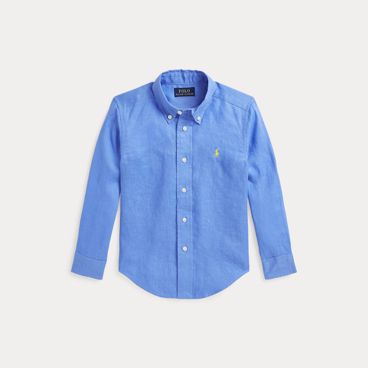 Ralph Lauren Blue Linen Shirt | Casa Childrenswear