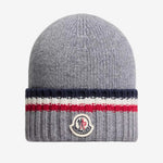 Moncler Enfant Boys Grey Beanie | Casa Childrenswear
