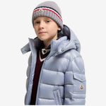 Moncler Enfant Boys Grey Beanie | Casa Childrenswear