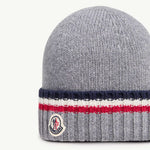 Moncler Enfant Boys Grey Beanie | Casa Childrenswear