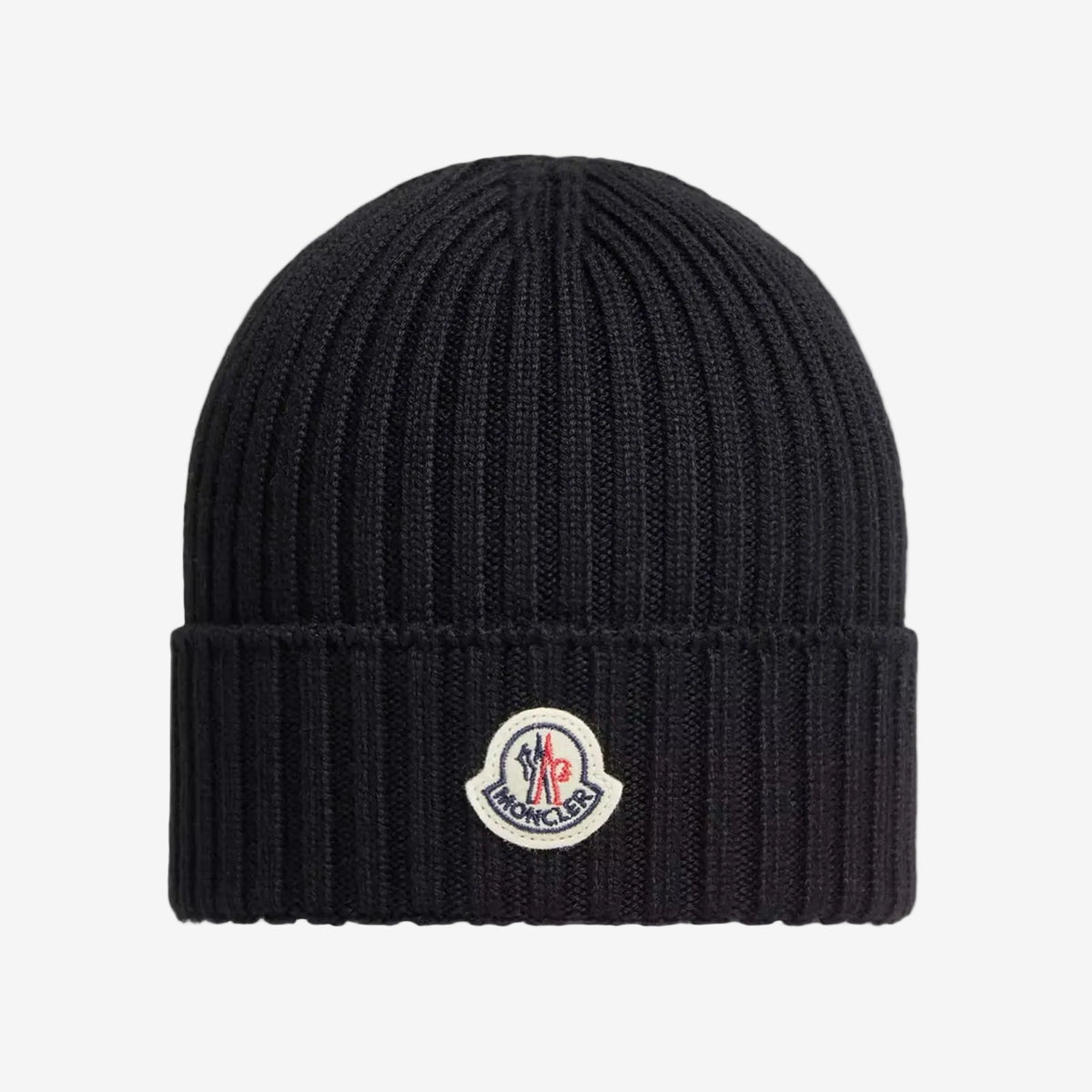 Moncler Enfant Black Beanie | Casa Childrenswear