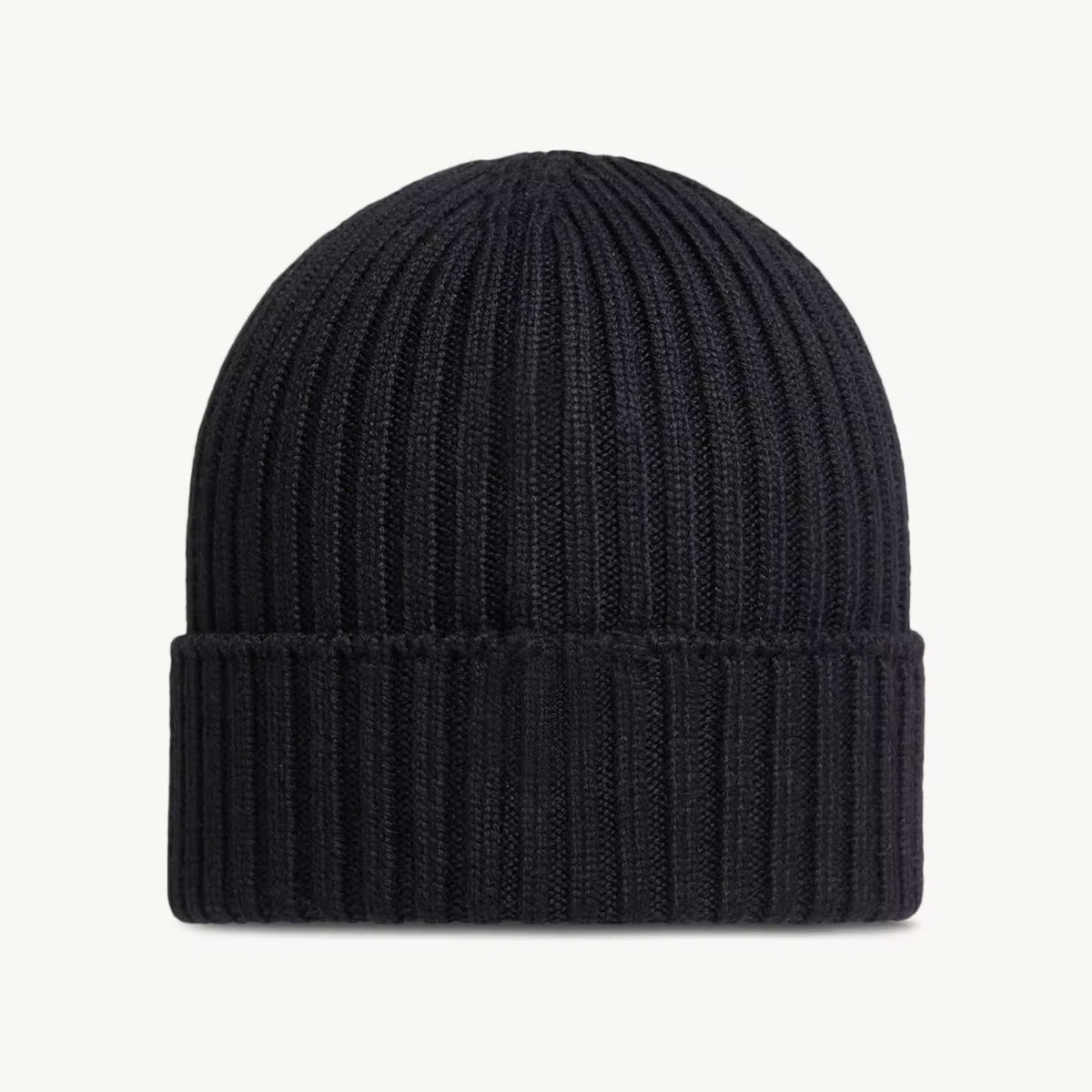 Moncler Enfant Black Beanie | Casa Childrenswear