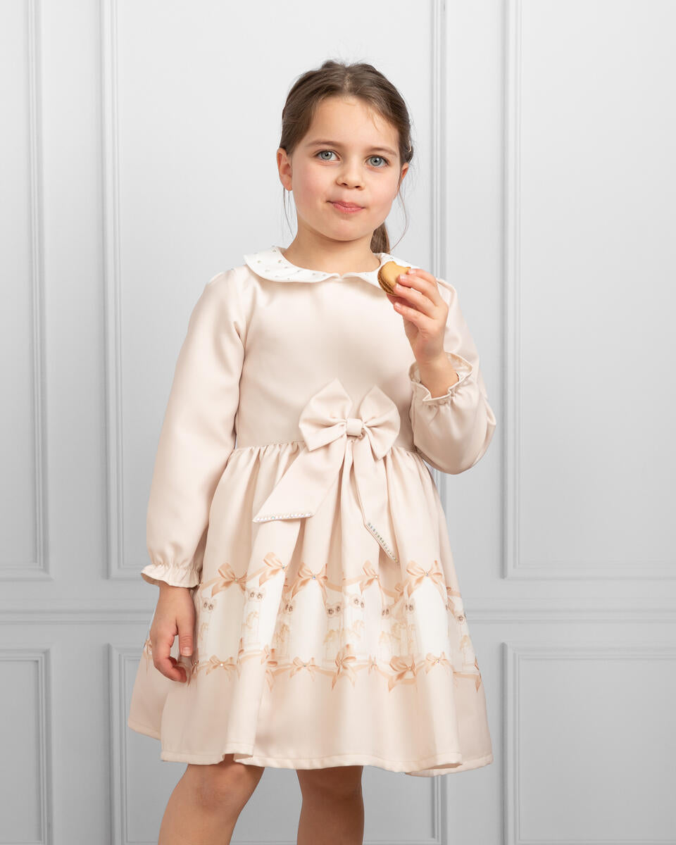 Mink Carousel Dream Peter Pan Collar Dress