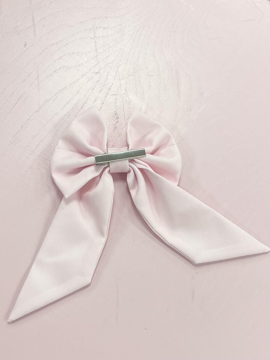 Pink Diamonte Hair Bow