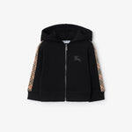 Baby Boys Black Zip-Up Hoodie