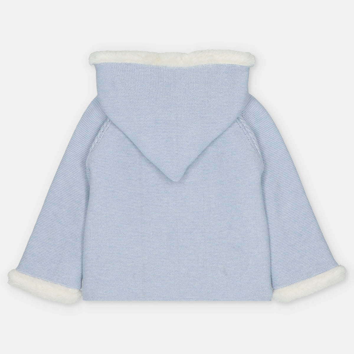 Infant Boys Blue Knitted Coat