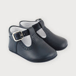 Sardon Leather Boots Navy | Casa Childrenswear