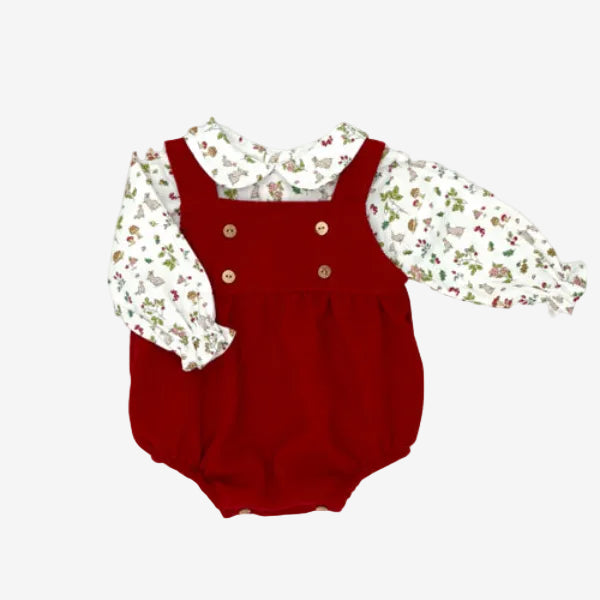 Baby Red Romper Set