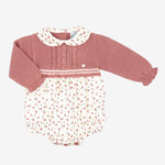 Baby Girls Dusty Pink Romper