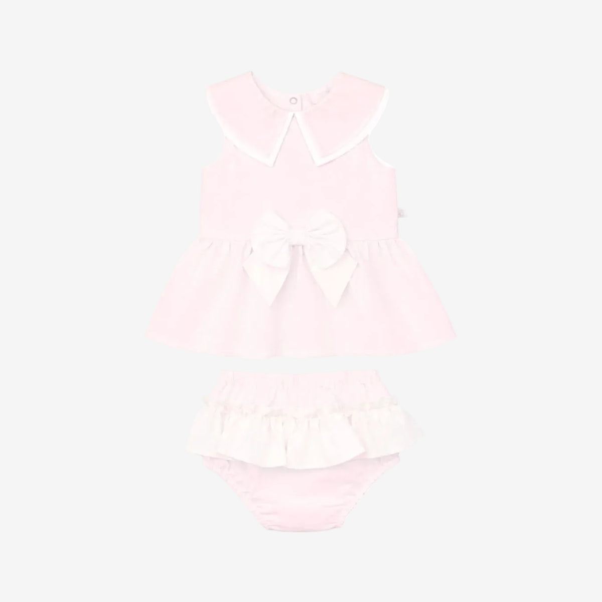 Caramelo Girls Pink Sailor Dress and Pant Set | Casa Childrenswear