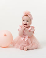 Baby Girls Tulle Dress with Turban